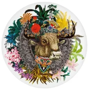 Plato base diseno de Christian Lacroix